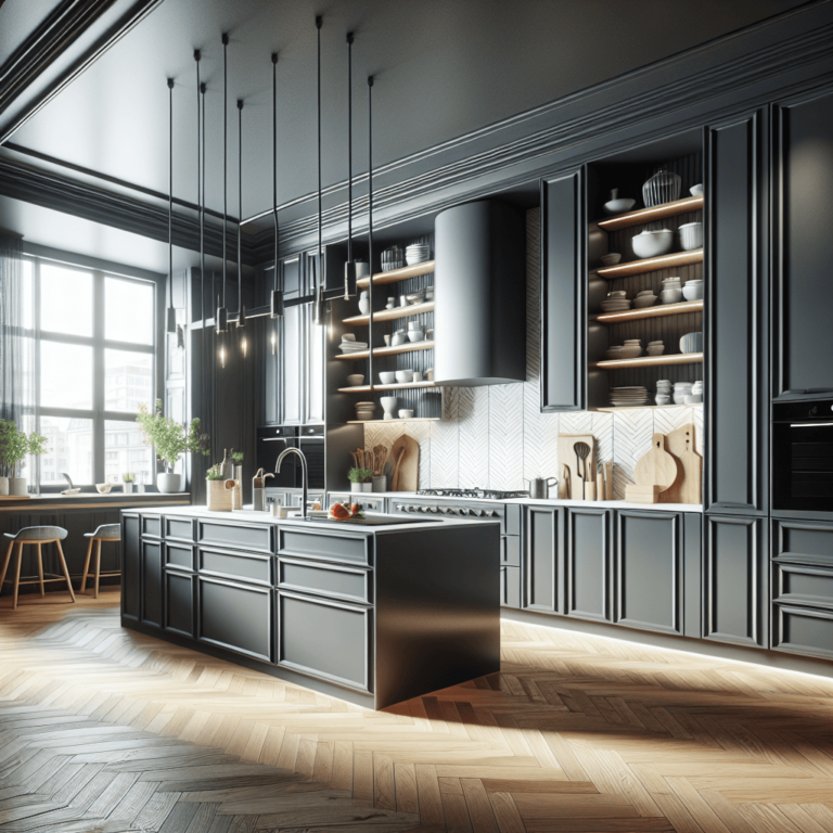 anthrazitfarbene Modulare Küche-Frankfurt am Main