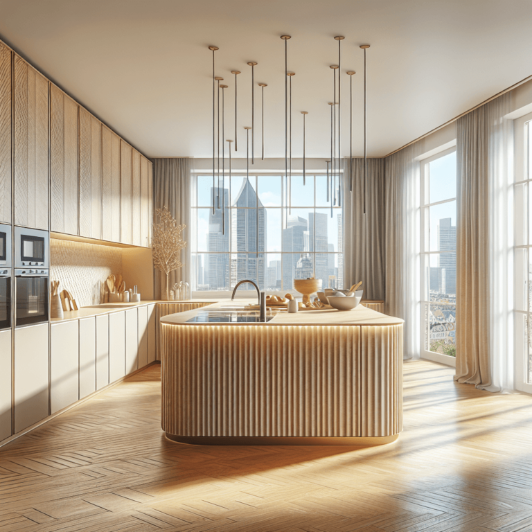 beige Küche in U-Form-Frankfurt am Main