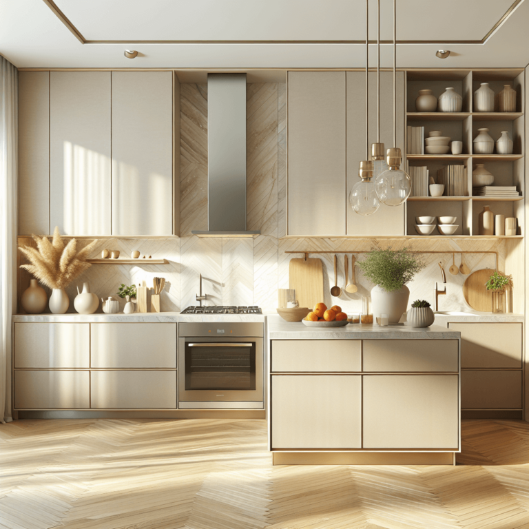 beige Minimalismus Küche-Frankfurt am Main