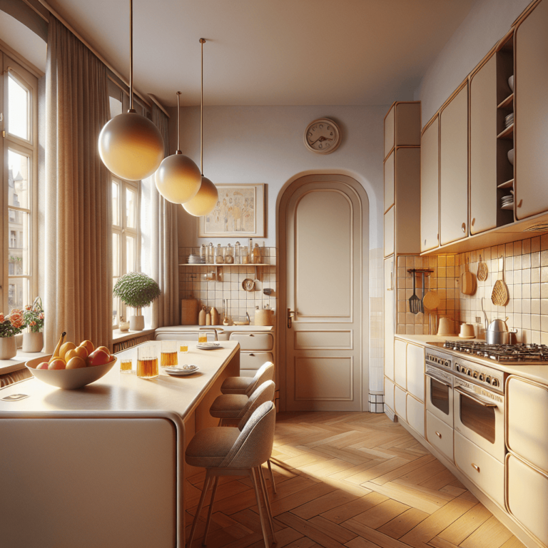 beige Retro Küche-Frankfurt am Main