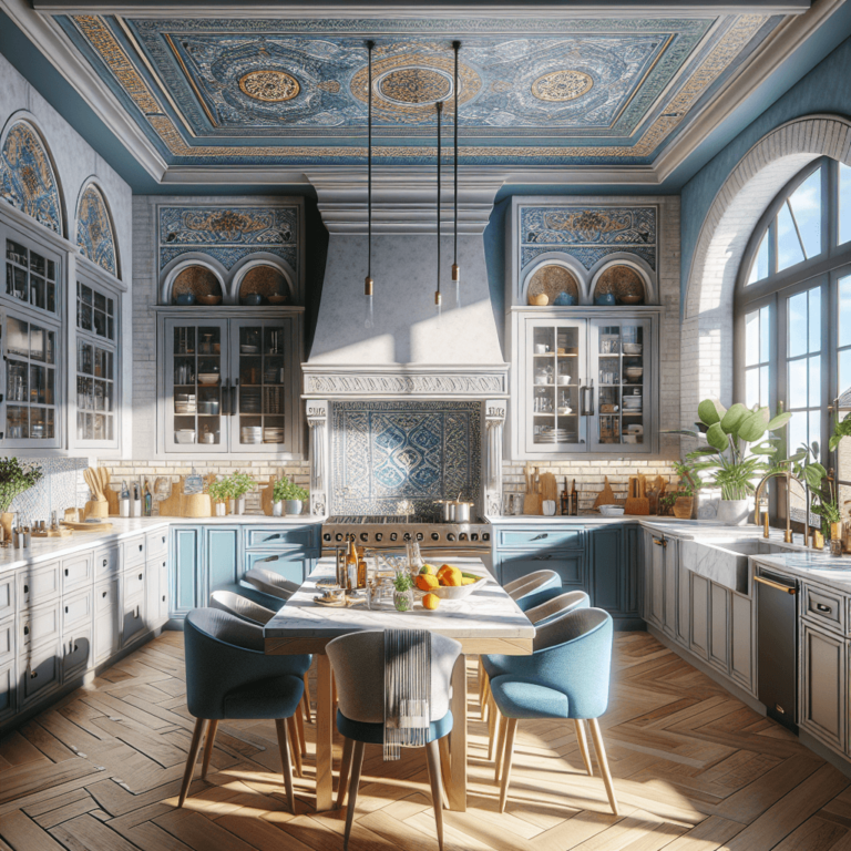 blaugraue Mediterrane Küche-Frankfurt am Main