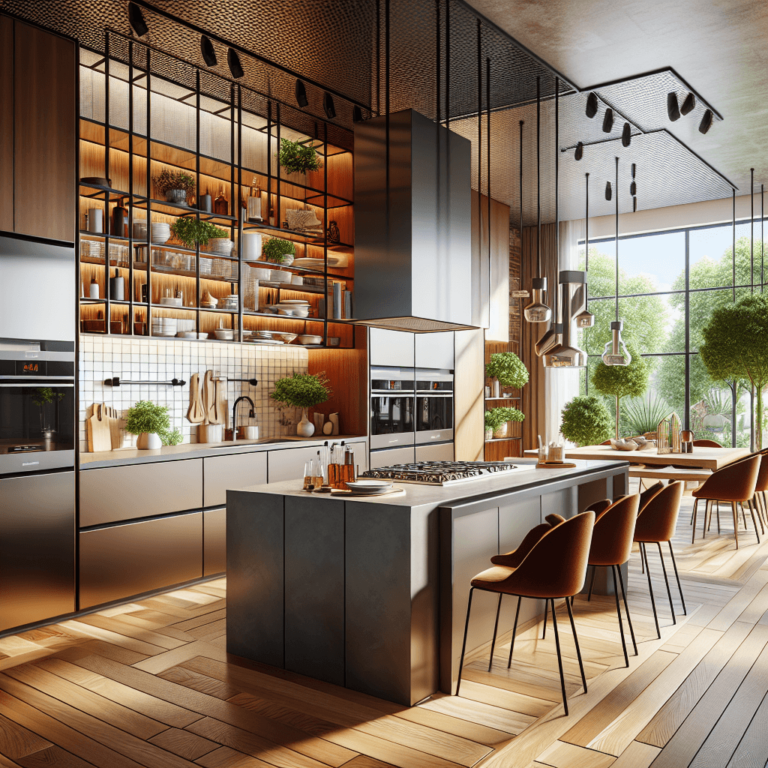 braune Freistehende Küche-Frankfurt am Main