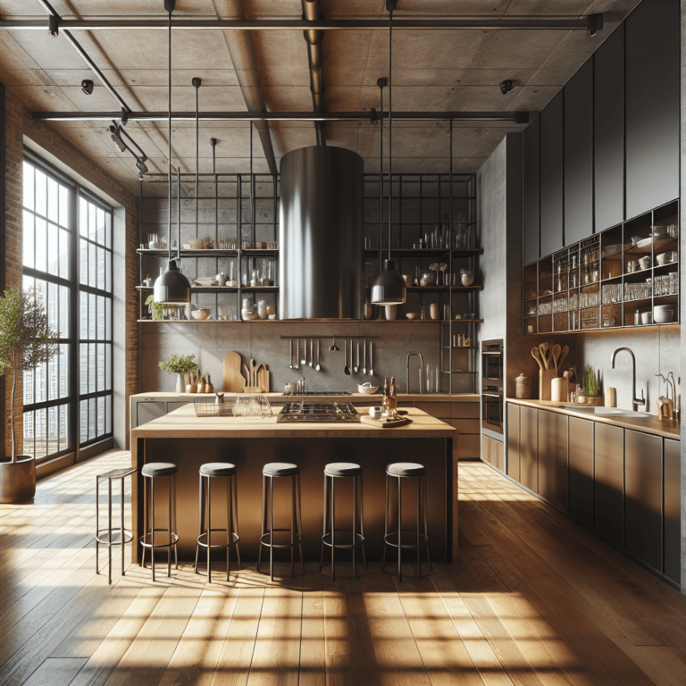 braune Industrial Style Küche-Frankfurt am Main