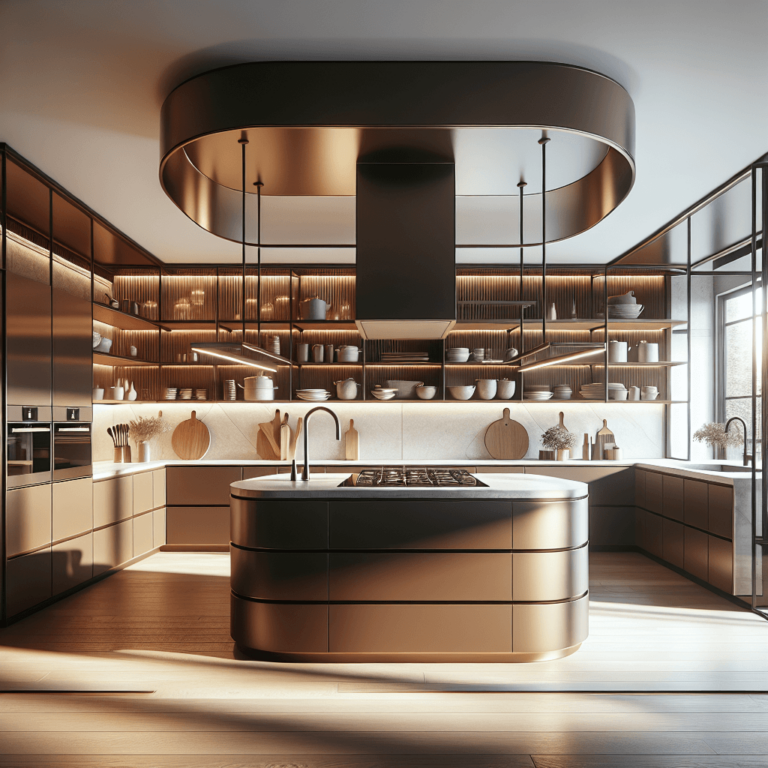 braune Küche in U-Form-Frankfurt am Main