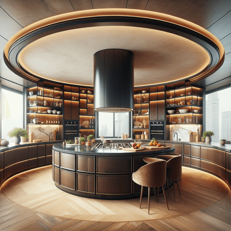 braune Rondell Küche-Frankfurt am Main