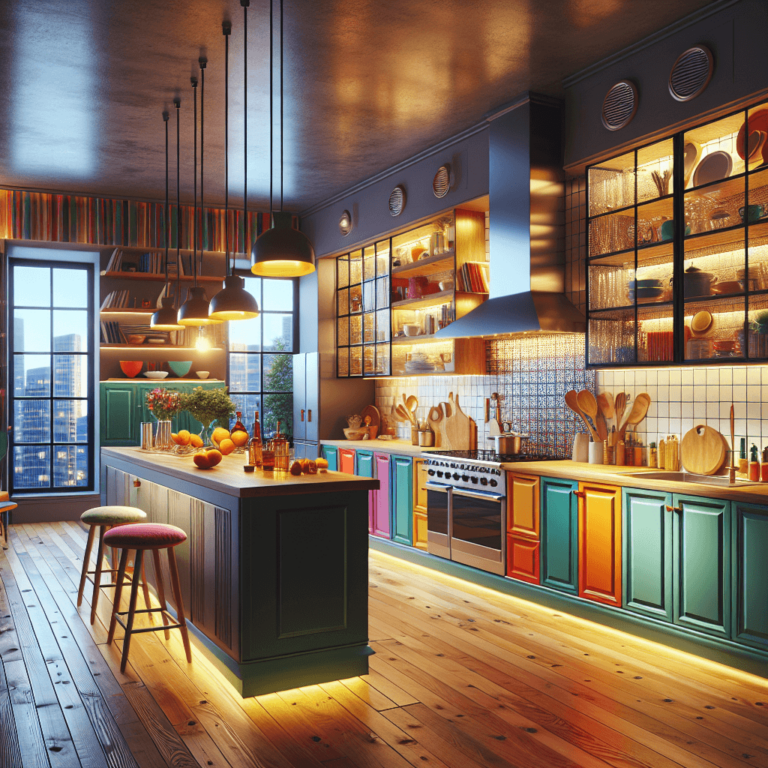 bunte Amerikanische Küche-Frankfurt am Main