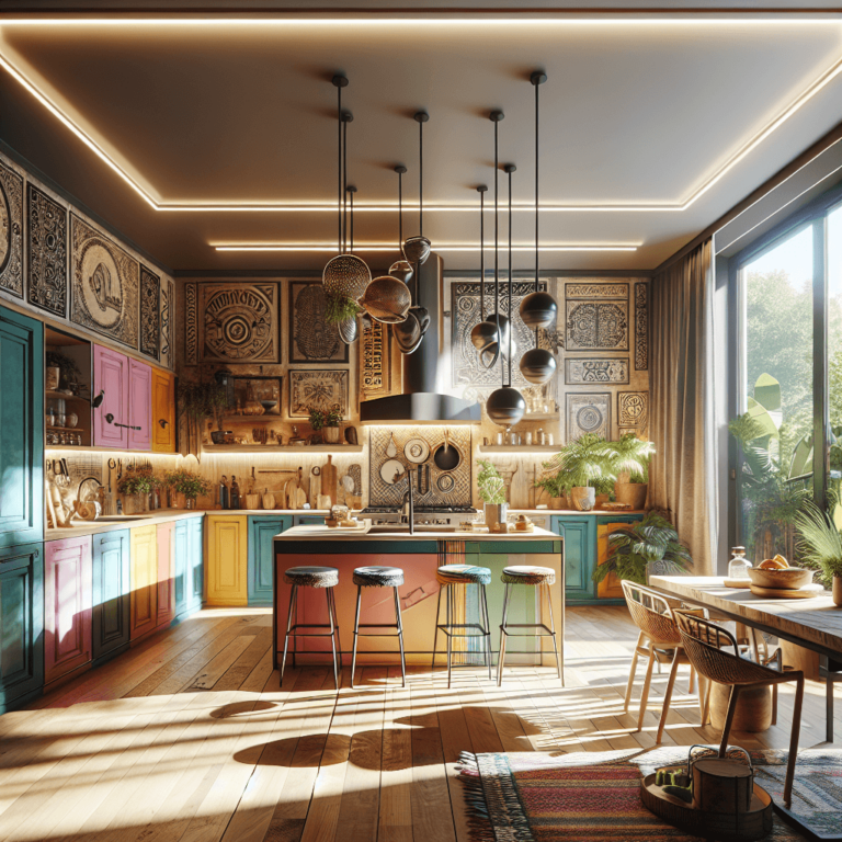 bunte Boho Style Küche-Frankfurt am Main