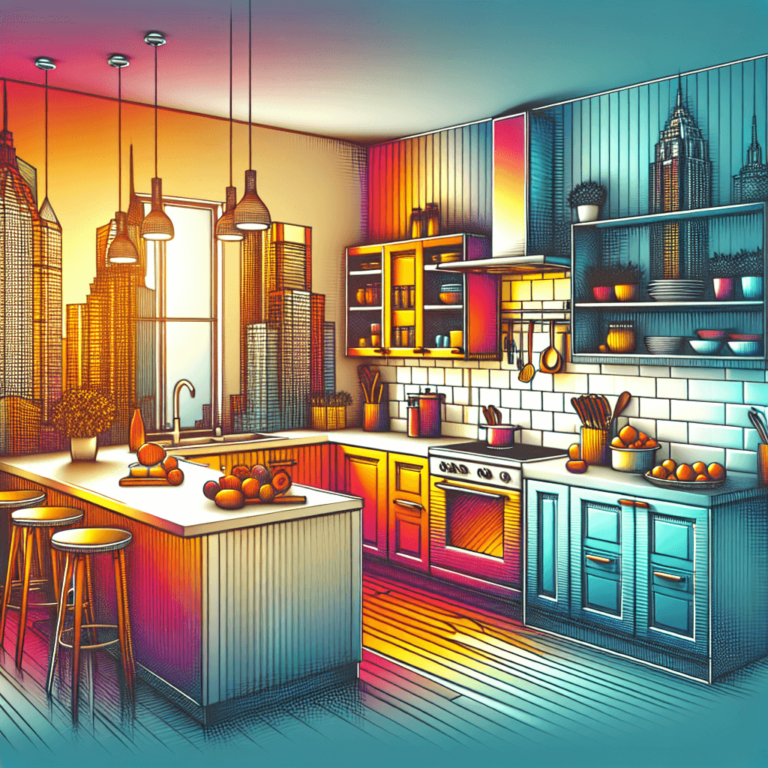 bunte Design Küche-Frankfurt am Main