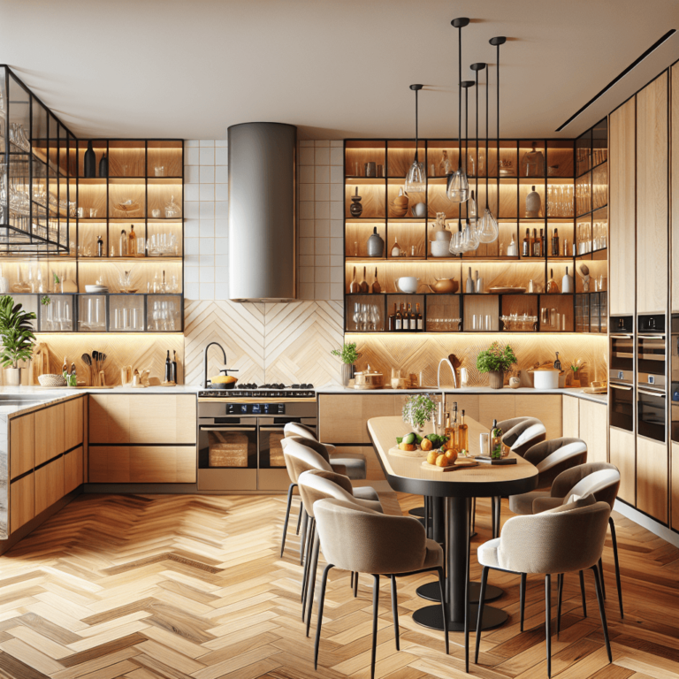 bunte Küche in U-Form-Frankfurt am Main