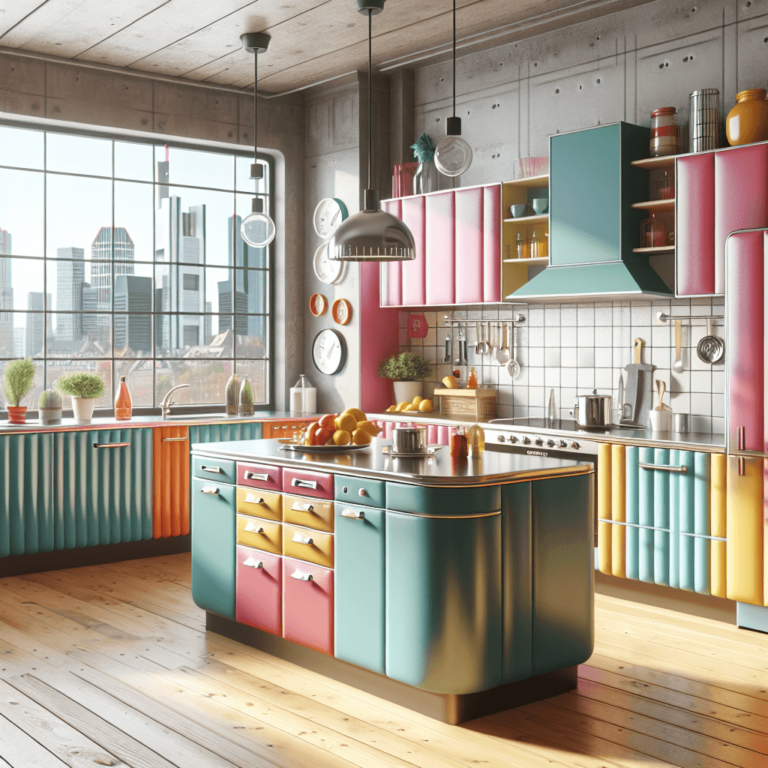 bunte Retro Küche-Frankfurt am Main