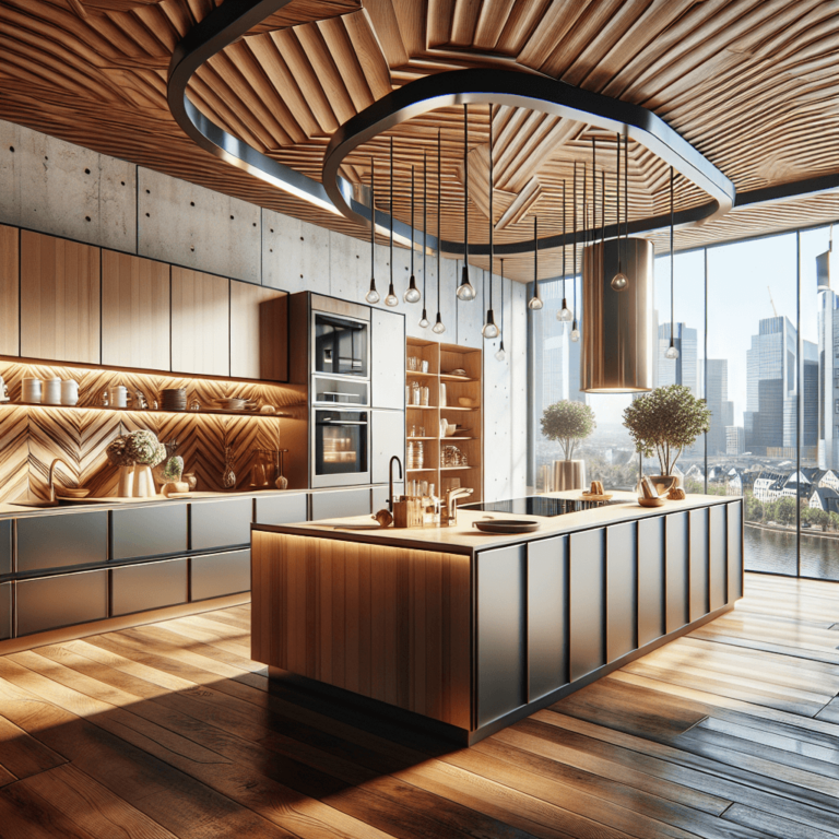 bunte Schwebende Küche-Frankfurt am Main