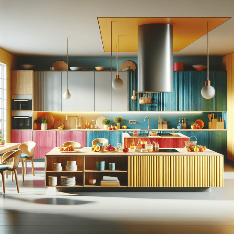 bunte einzeilige Küche-Frankfurt am Main