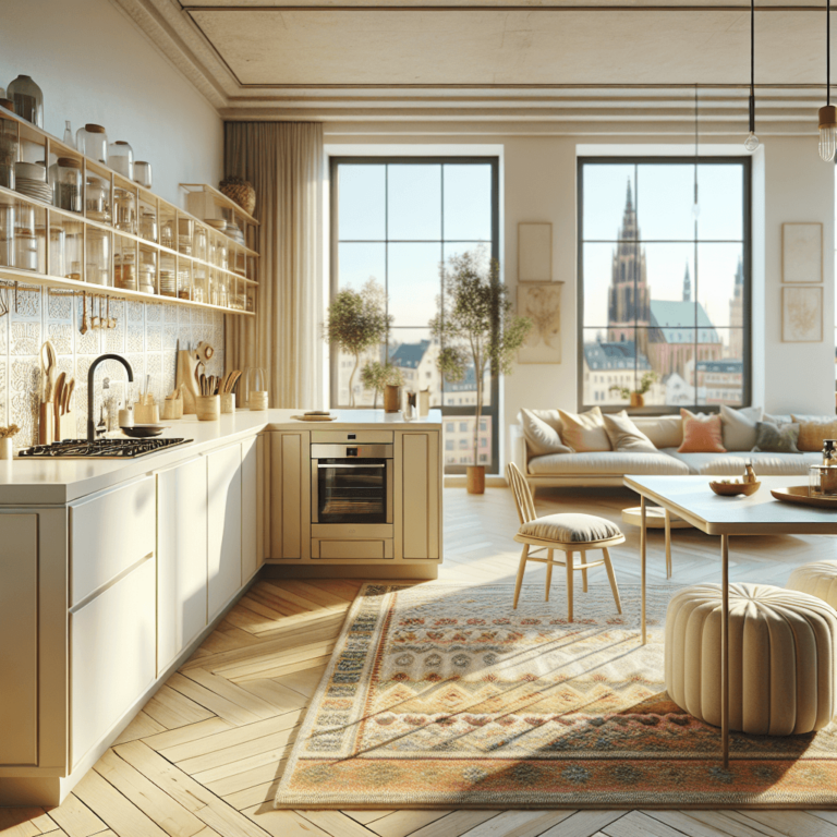 cremefarbene Boho Style Küche-Frankfurt am Main