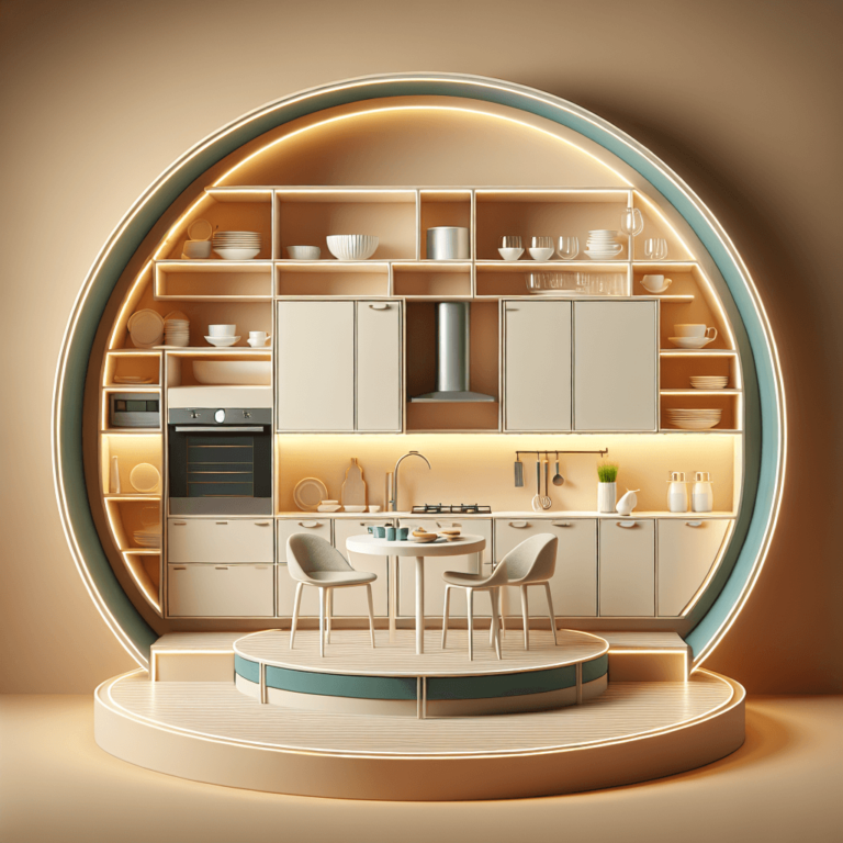 cremefarbene Rondell Küche-Frankfurt am Main