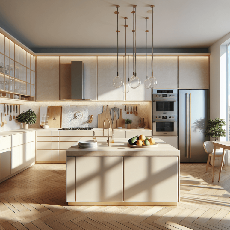 cremefarbene einzeilige Küche-Frankfurt am Main