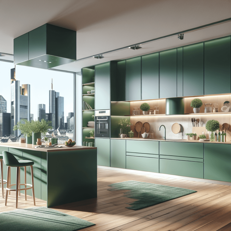 grüne Modulare Küche-Frankfurt am Main