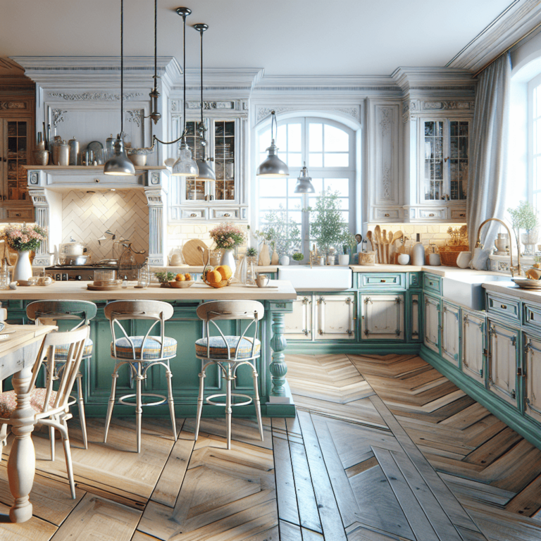 matte Küche im Shabby Chic Stil-Frankfurt am Main