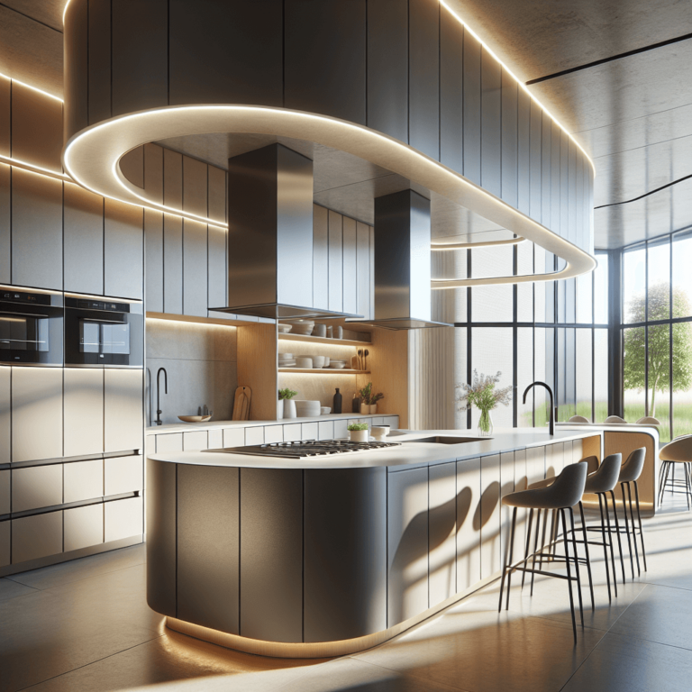 matte Küche in G-Form-Frankfurt am Main