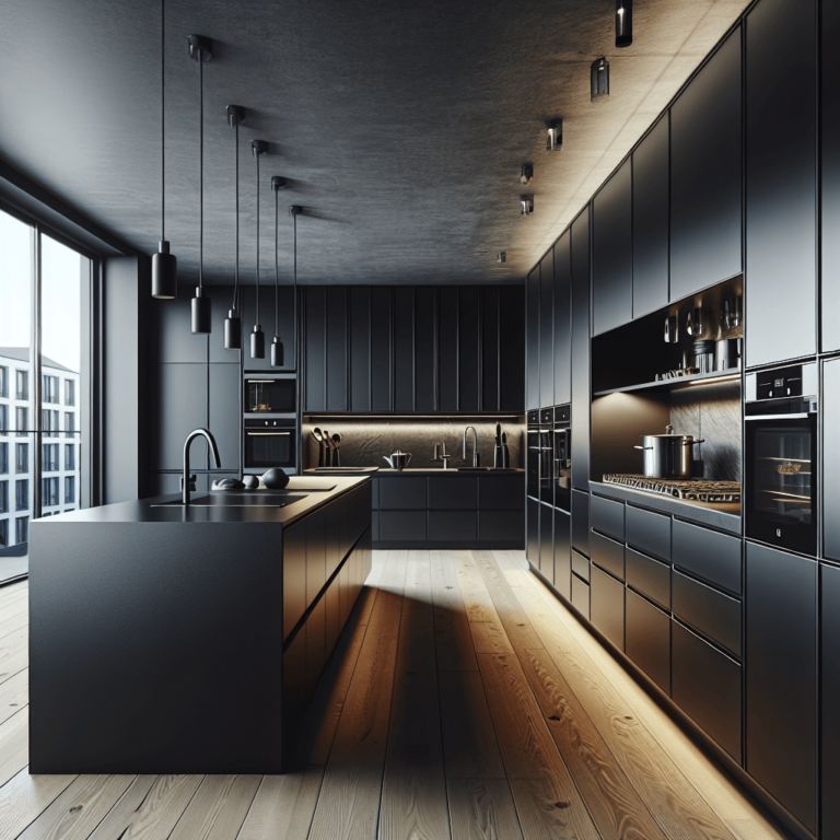 schwarze Komplett Küche-Frankfurt am Main