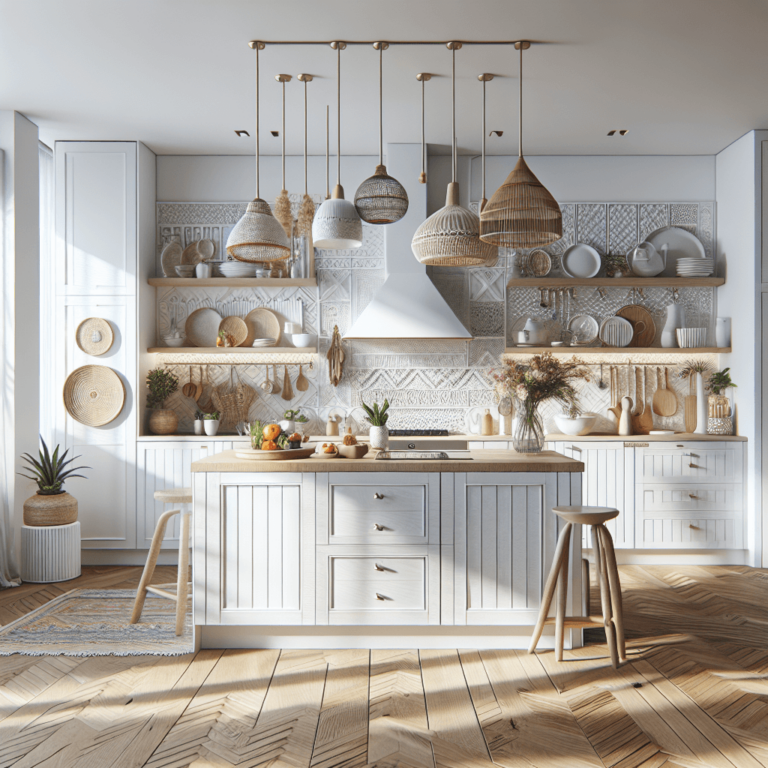 weiße Boho Style Küche-Frankfurt am Main