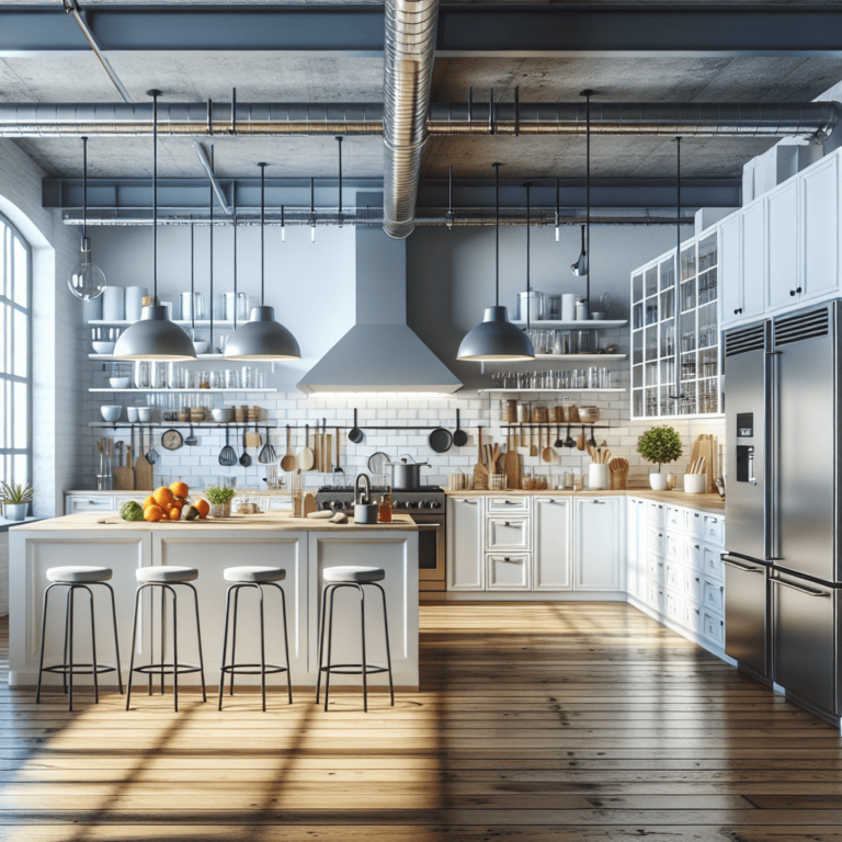 weiße Industrial Style Küche-Frankfurt am Main